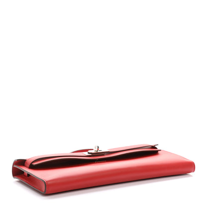Hermes Swift Kelly Cut Clutch Pochette Vermillion 4 of 8