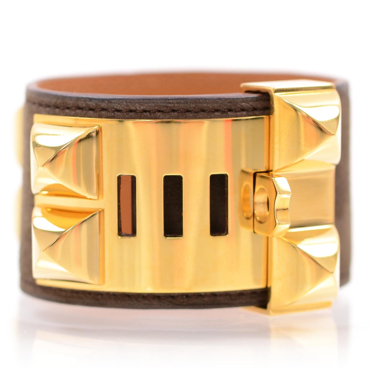 Taurillon Gaucho Collier de Chien CDC Bracelet Chocolate