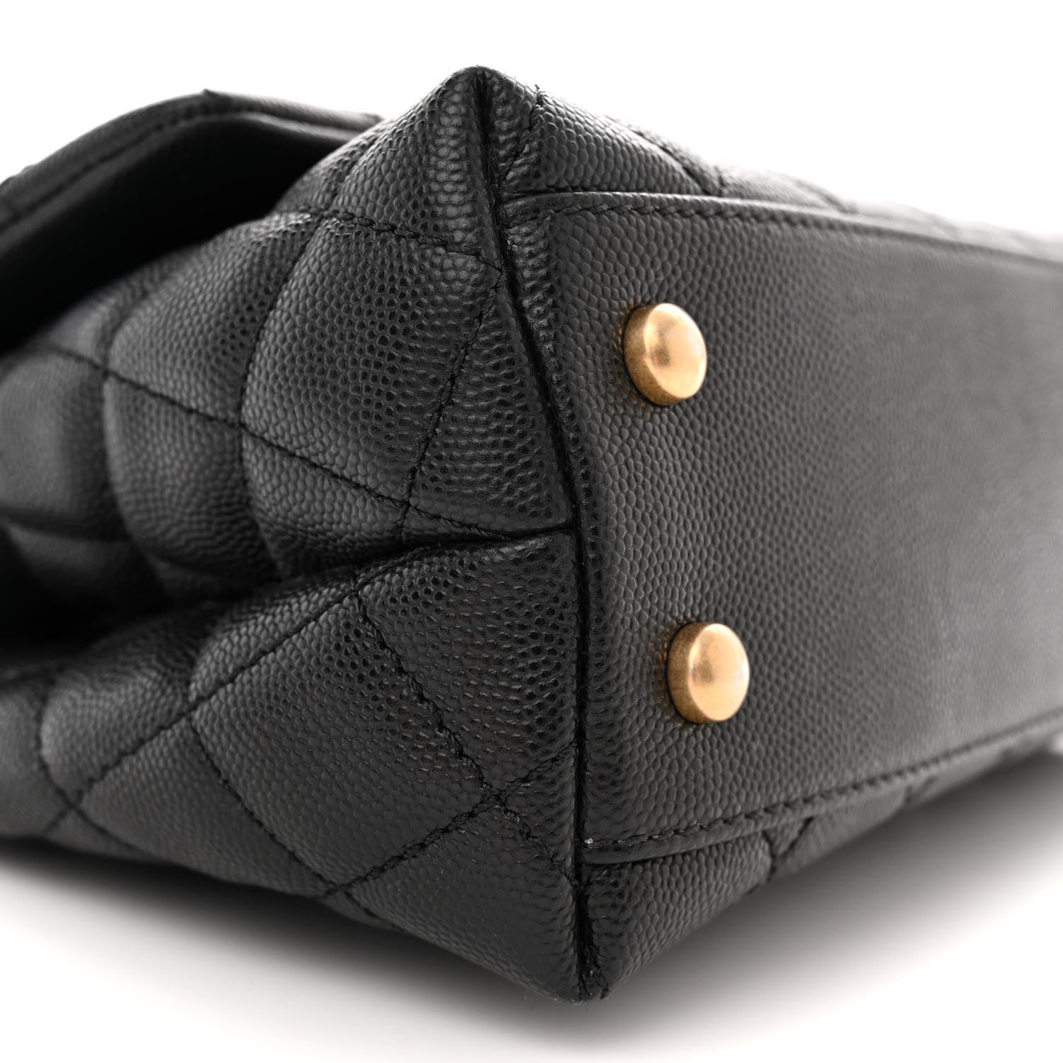 Chanel Caviar Quilted Mini Coco Handle Flap Black 9 of 10