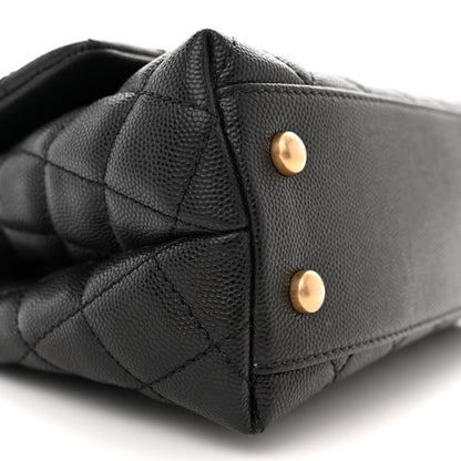 Chanel Caviar Quilted Mini Coco Handle Flap Black 9 of 10