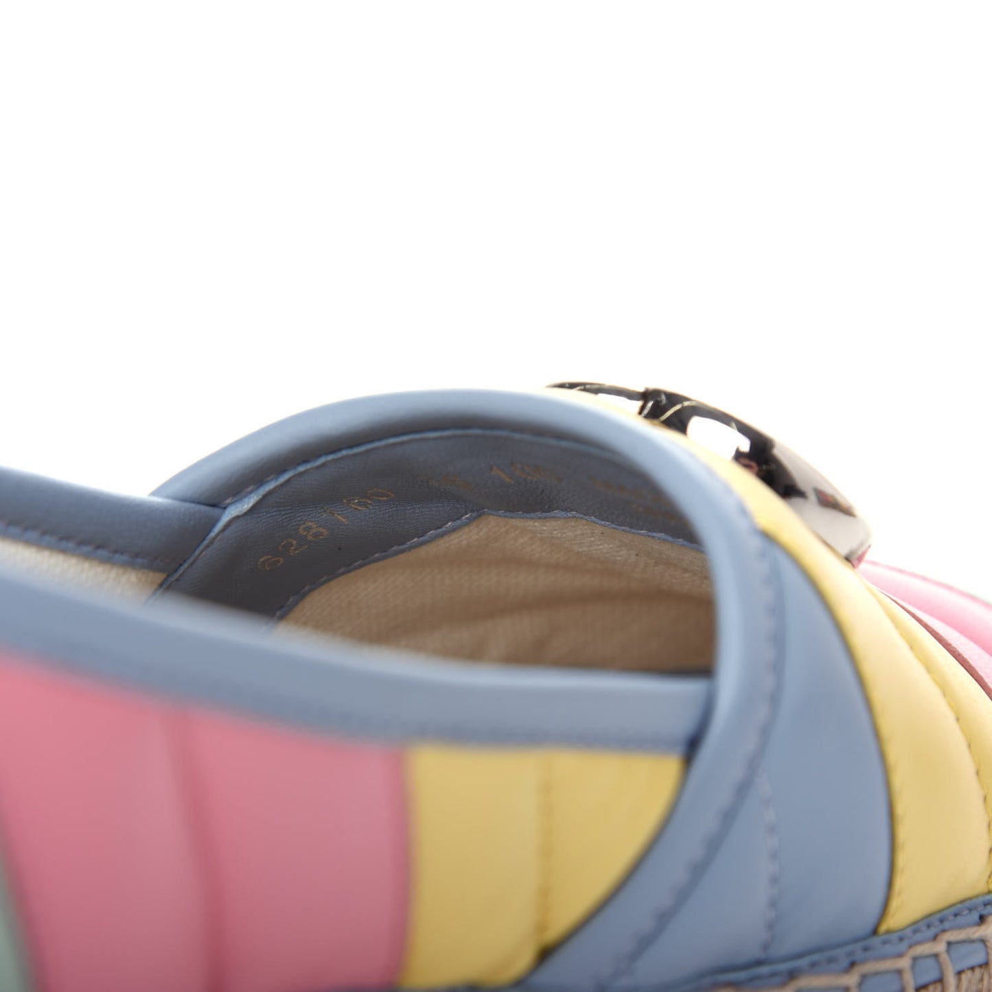 Nappa Matelasse Diagonal GG Marmont Espadrilles 36 Multicolor Pastel