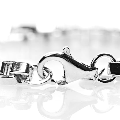 Tiffany Sterling Silver 4mm Venetian Link Bracelet 3 of 5