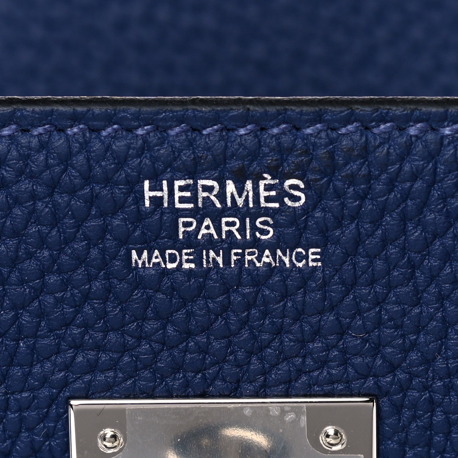 Hermes Togo Birkin 30 Bleu Saphir 6 of 10