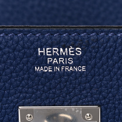 Hermes Togo Birkin 30 Bleu Saphir 6 of 10