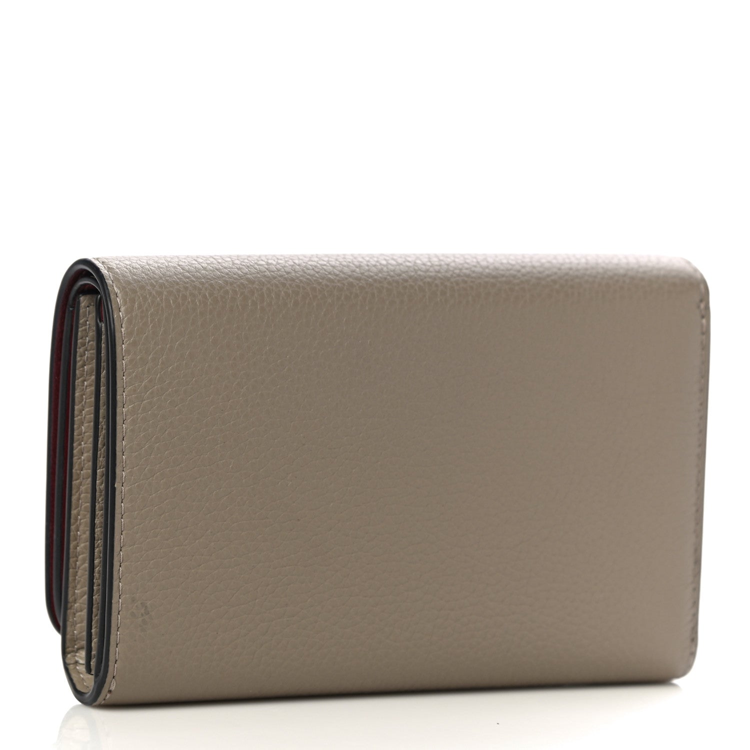 Mulberry Small Classic Grain Medium Continental French Wallet Solid Grey 3 of 9