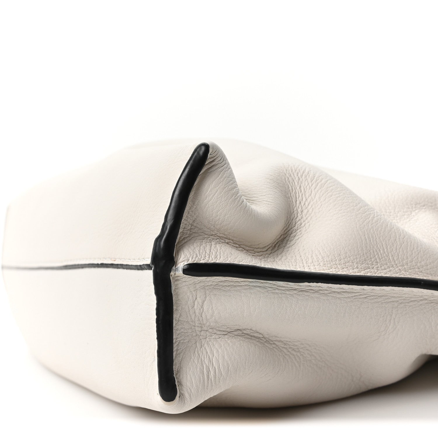 Loewe Calfskin Mini Flamenco Knot Clutch Soft White 8 of 8