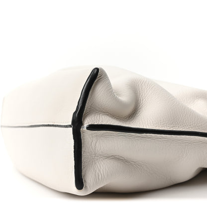 Loewe Calfskin Mini Flamenco Knot Clutch Soft White 8 of 8