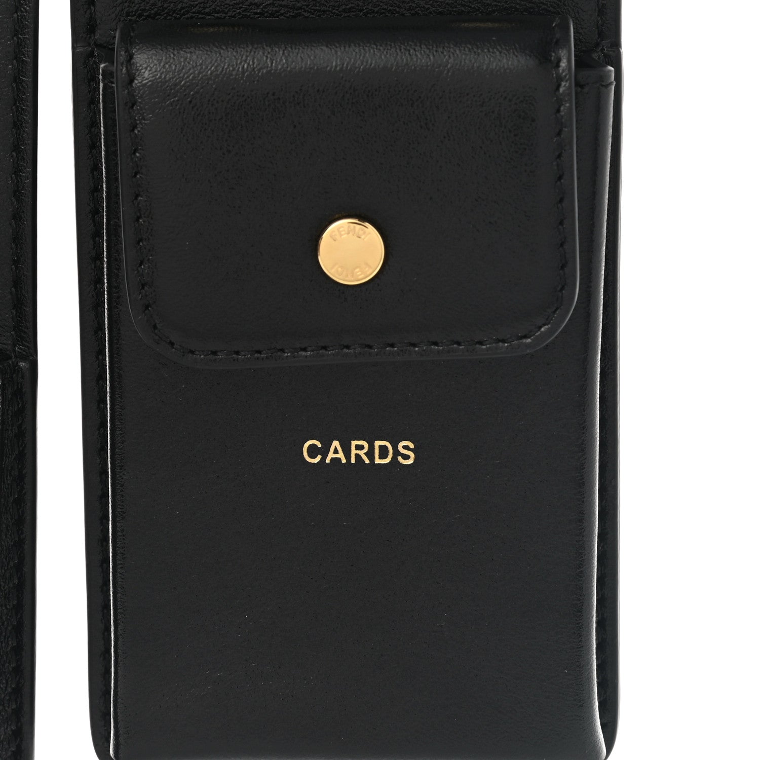 Fendi Vitello Glacier Utility Belt Pouch Black 4 of 7