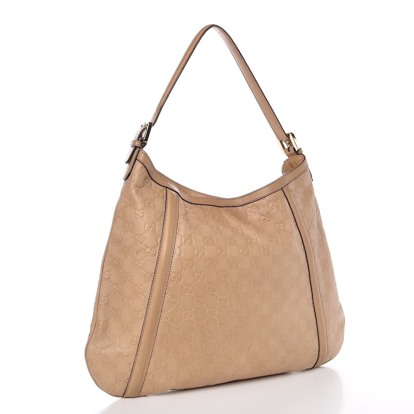 Guccissima Medium Britt Hobo Beige