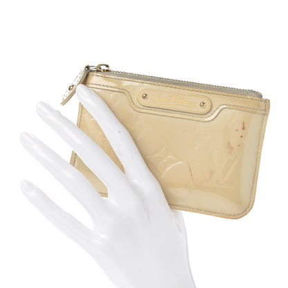 Louis Vuitton Vernis Key Pouch Blanc Corail 2 of 7