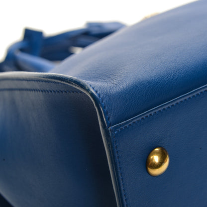 Saint Laurent Calfskin Small Classic Y Cabas Royal Blue 7 of 8