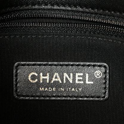 Chanel Lambskin Quilted Chain To Chain Flap Black Black 6 of 11