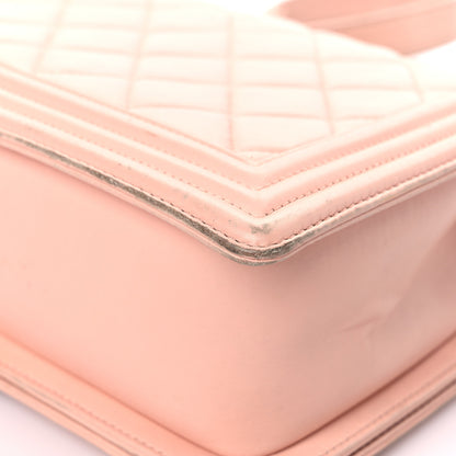 Chanel Calfskin Quilted New Medium Boy Flap Light Pink 10 of 29