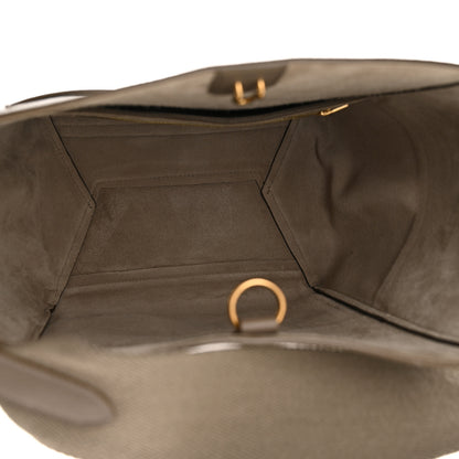 Celine Soft Grained Calfskin Sangle Bucket Bag Taupe 5 of 10