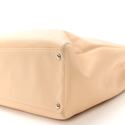 Chanel Calfskin Cerf Executive Shopper Tote Beige 11 of 11