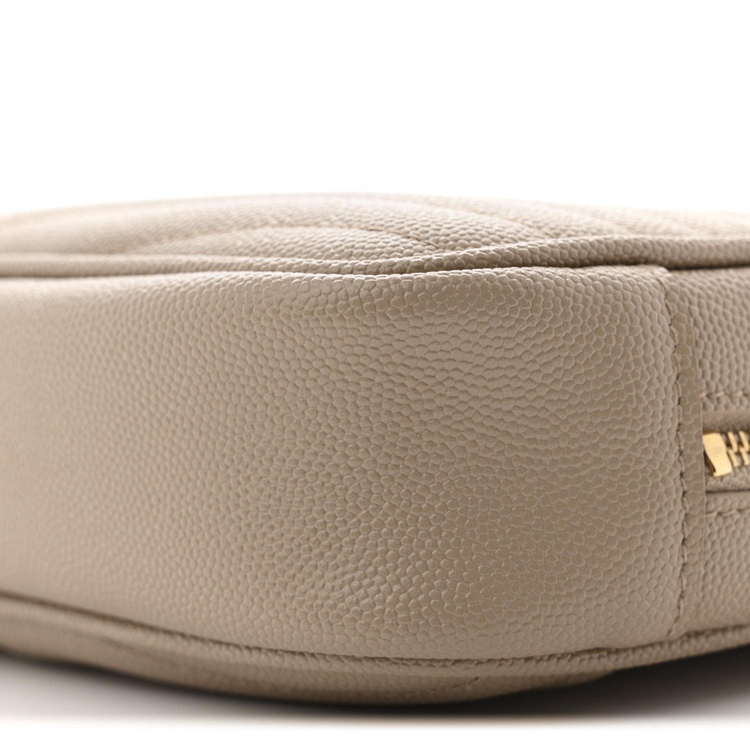 Saint Laurent Grain De Poudre Matelasse Monogram Mini Lou Camera Bag Dark Beige 10 of 11