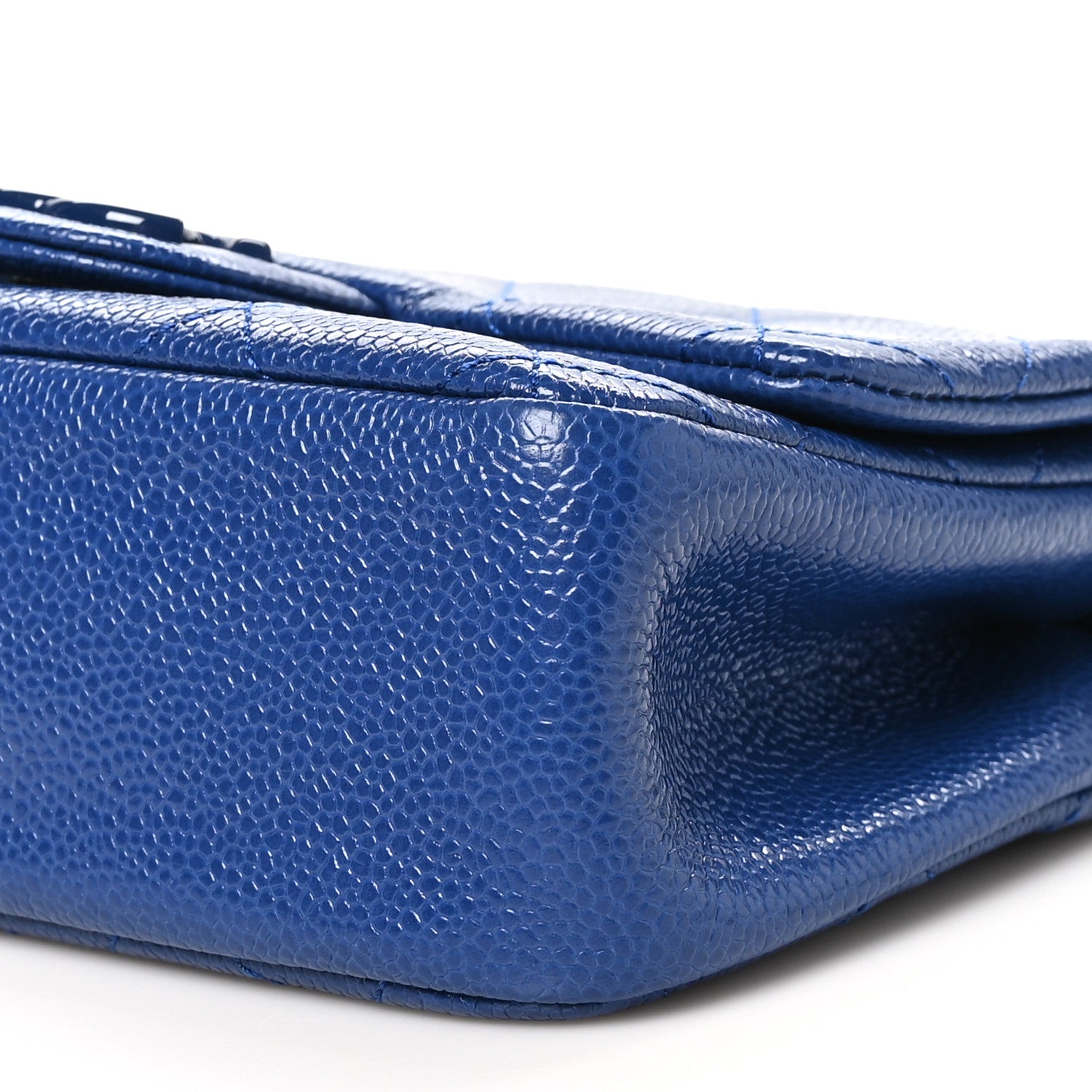 Chanel Caviar Quilted Incognito Mini Square Flap Dark Blue 10 of 10