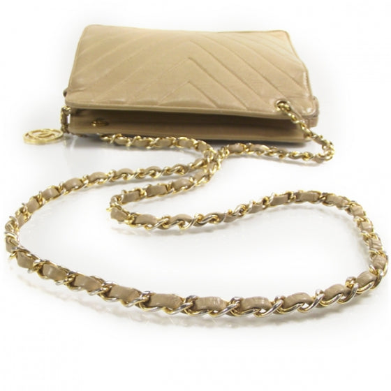 Chanel Lambskin Chevron Shoulder Bag 6 of 11
