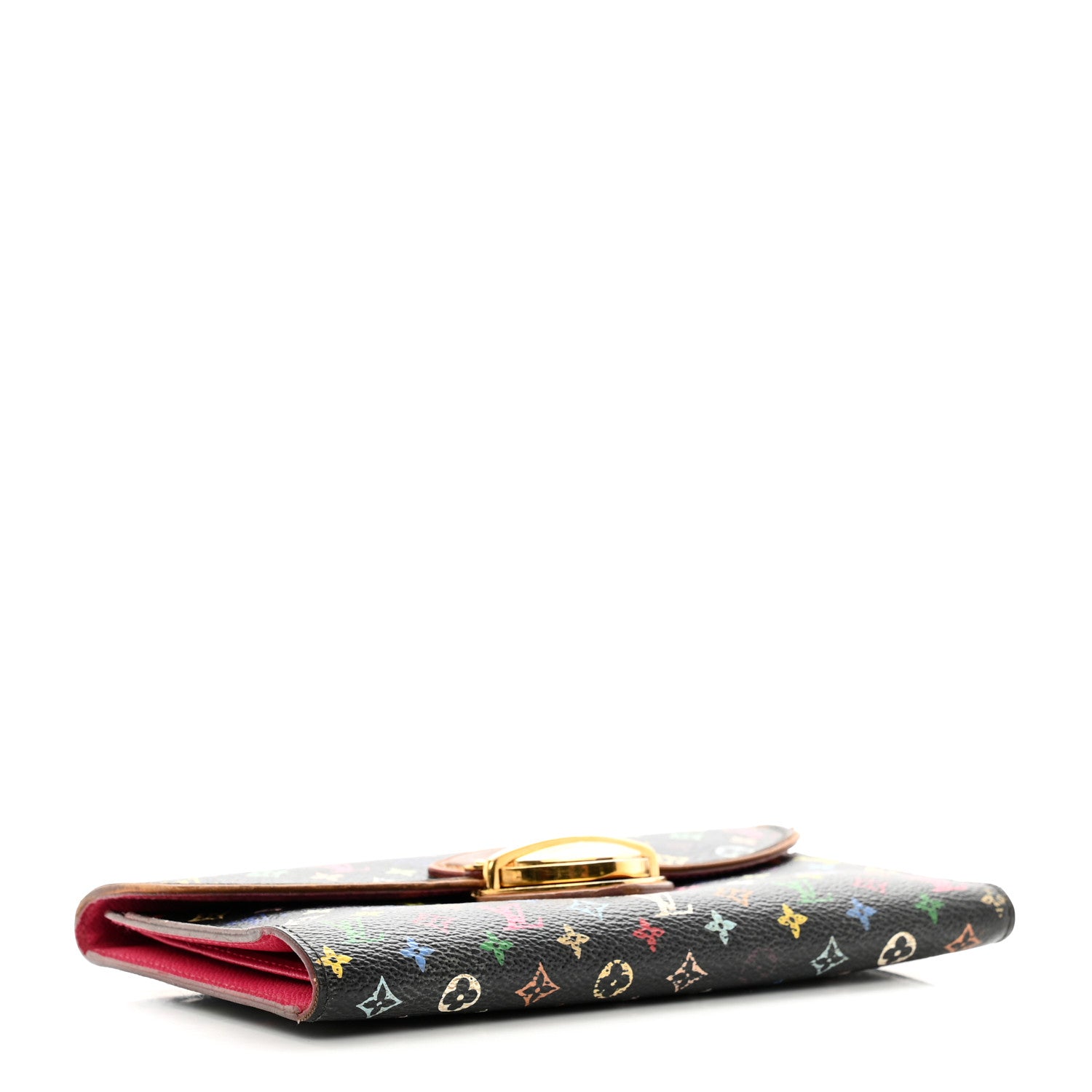Louis Vuitton Monogram Multicolor Eugenie Wallet Black Grenade 4 of 12