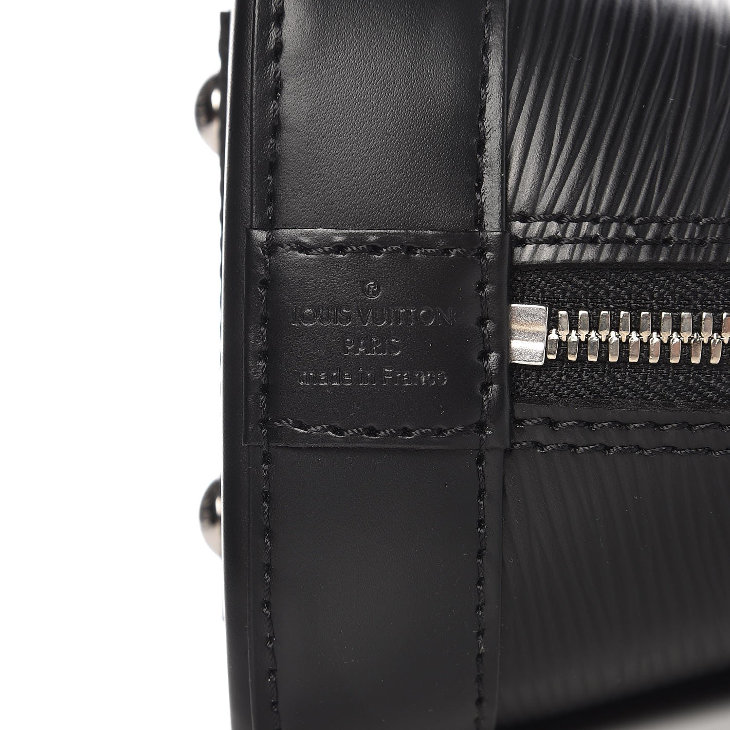 Louis Vuitton Epi Alma BB Black 6 of 6