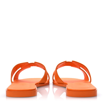 Hermes Epsom Oran Sandals 41 Orange Sunset 6 of 11