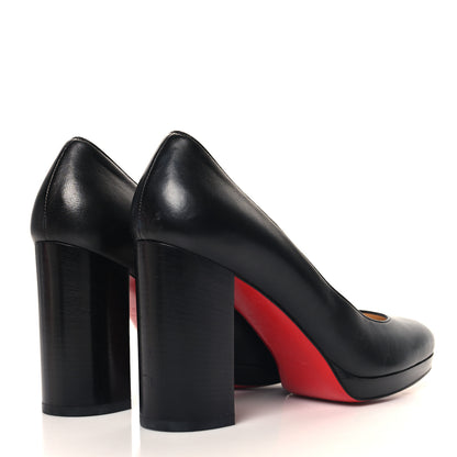 Christian Louboutin Nappa Kabetts 100 Pumps 36.5 Black Lucido 4 of 11