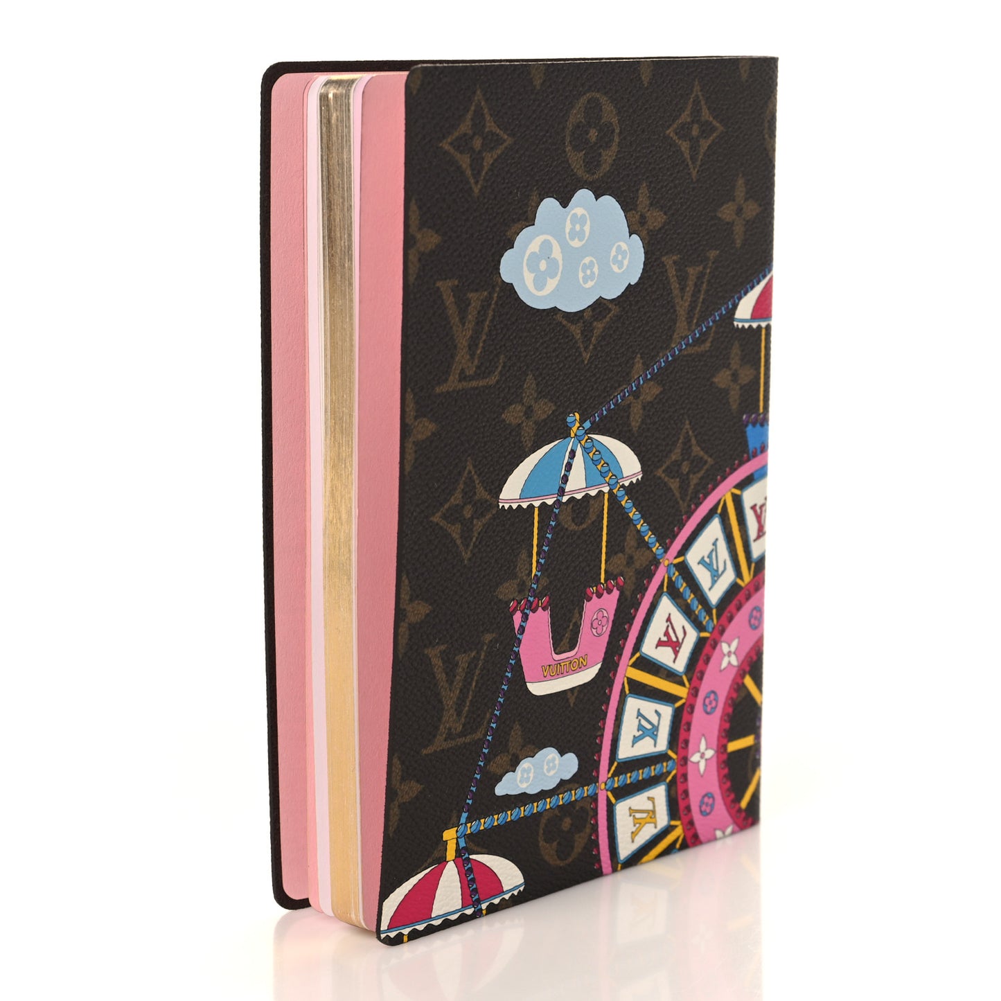 Monogram 2020 Christmas Animation Big Wheel Notebook MM Rose Ballerine