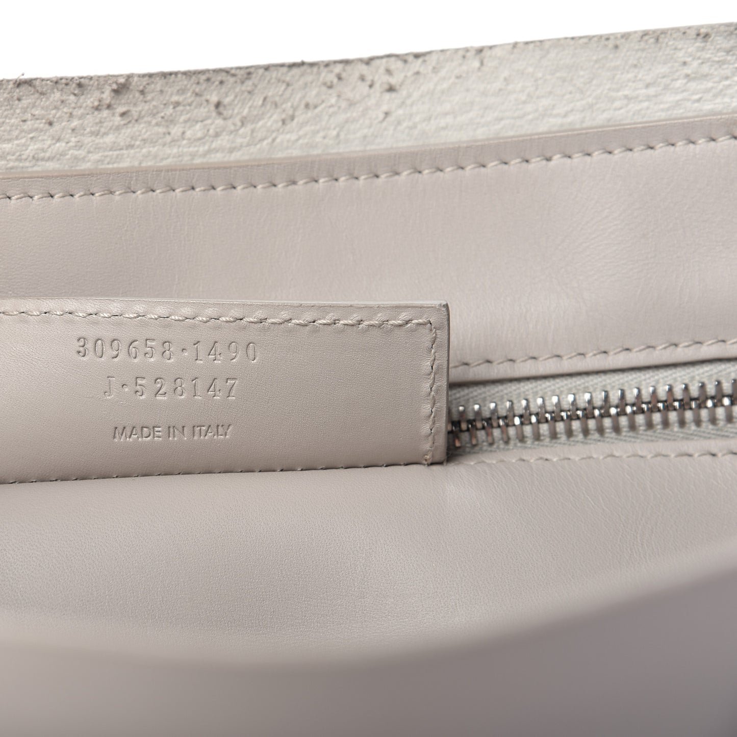 Calfskin Pocket Tote M Taupe