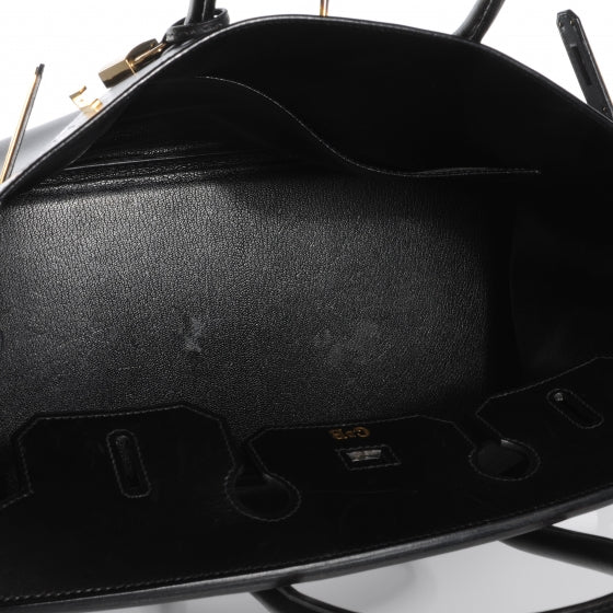 Box Birkin 35 Black