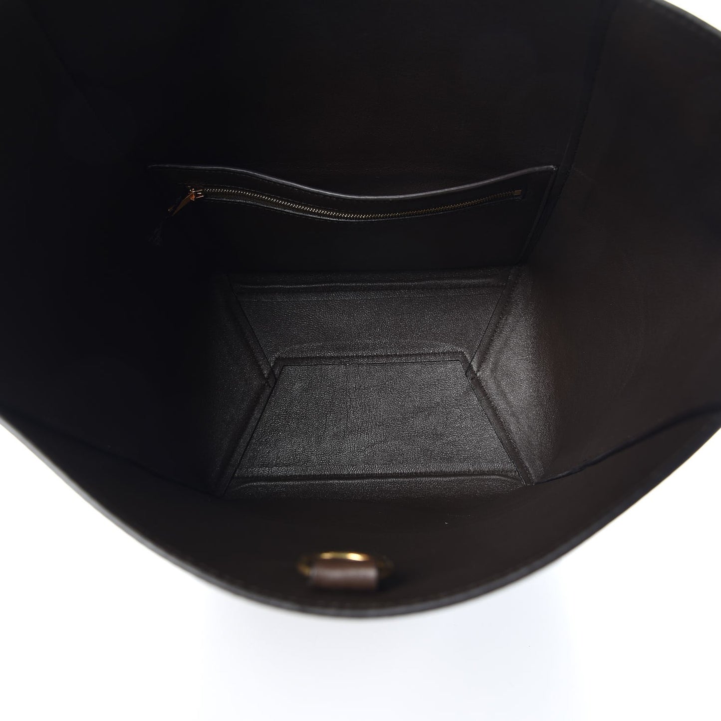 Supersoft Calfskin Sangle Bucket Bag Wood