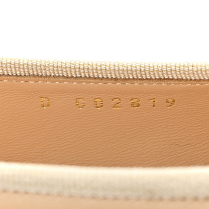 Chanel Lambskin Cap Toe CC Ballerina Flats 40.5 Beige Black 9 of 10