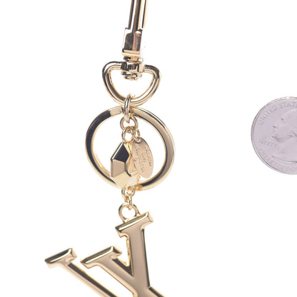Louis Vuitton LV Facettes Bag Charm Key Holder Gold 3 of 4