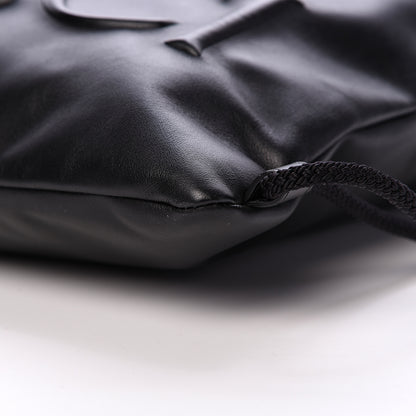 Gucci Calfskin Small GucciGhost Drawstring Backpack Black 10 of 10