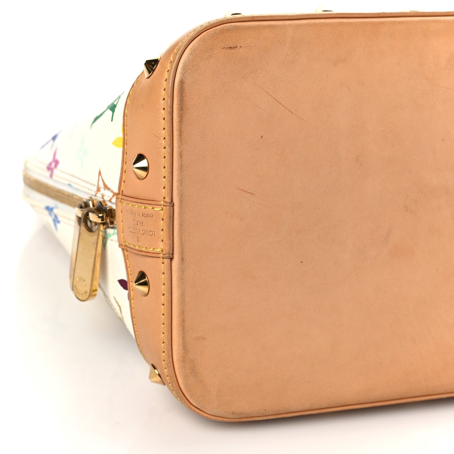 Louis Vuitton Monogram Multicolor Alma White 7 of 9
