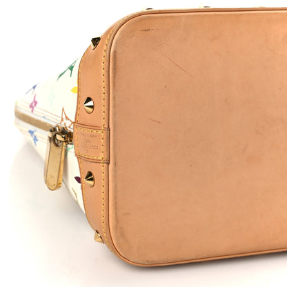 Louis Vuitton Monogram Multicolor Alma White 7 of 9