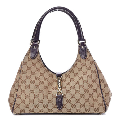 Gucci Monogram Calfskin Bardot Tote Purple 1 of 9