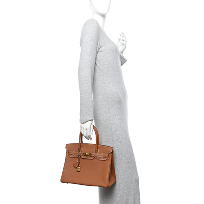 Hermes Togo Birkin 30 Gold 3 of 15