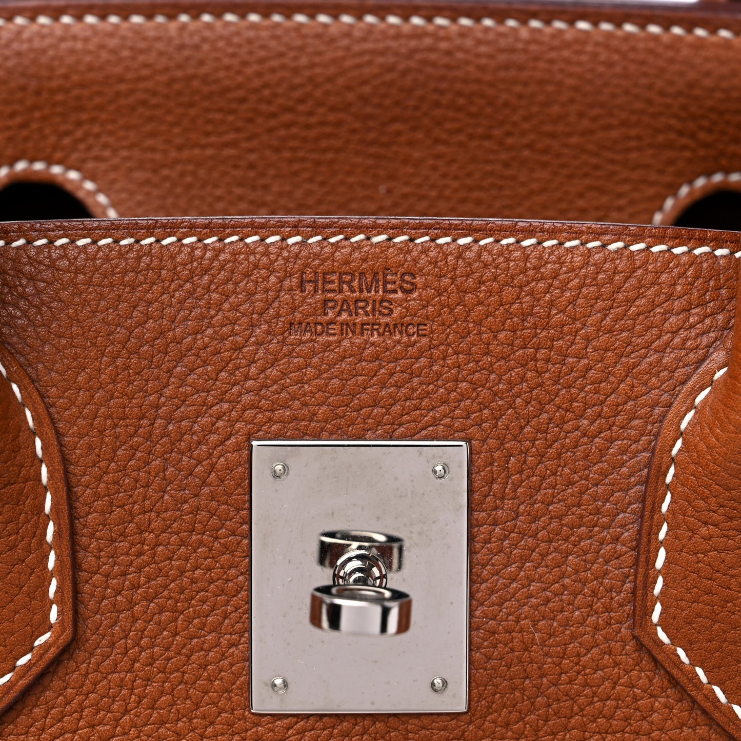 Natural Barenia Faubourg Birkin 30 Fauve