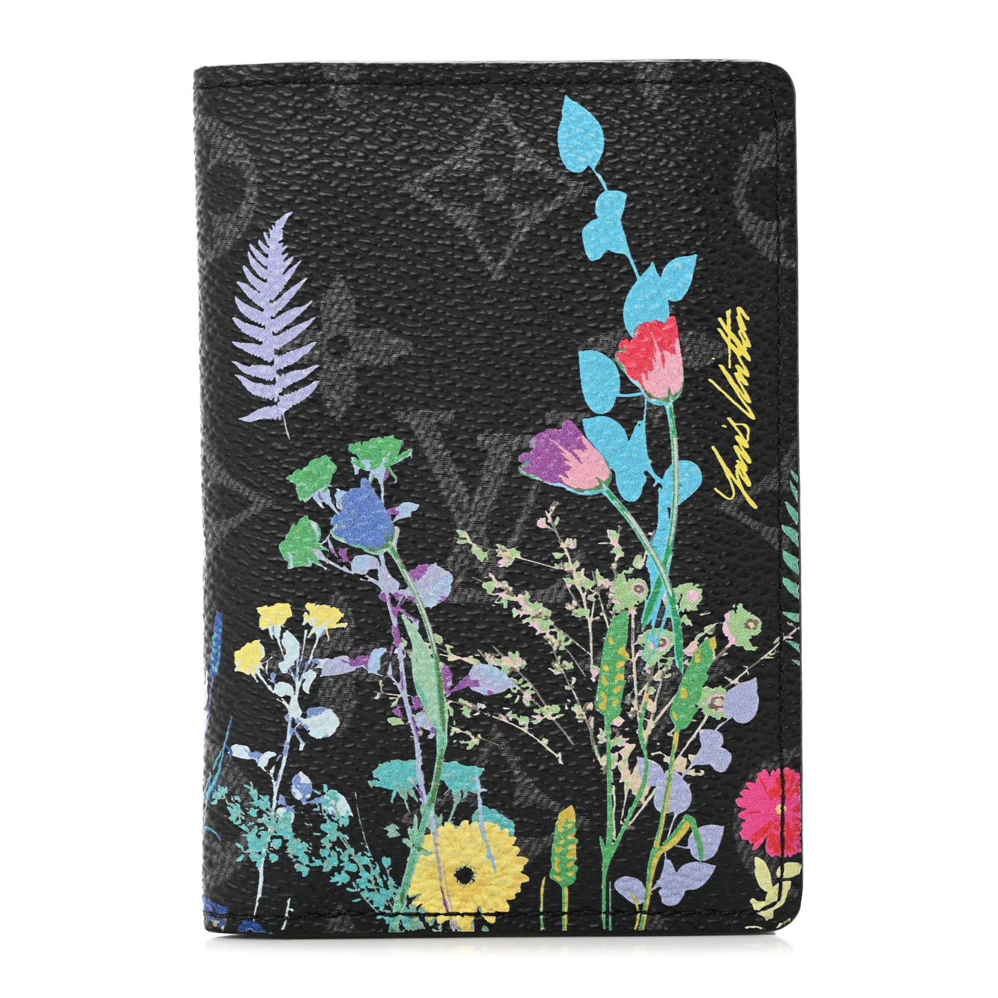 Monogram Eclipse Flower Print Pocket Organizer NM