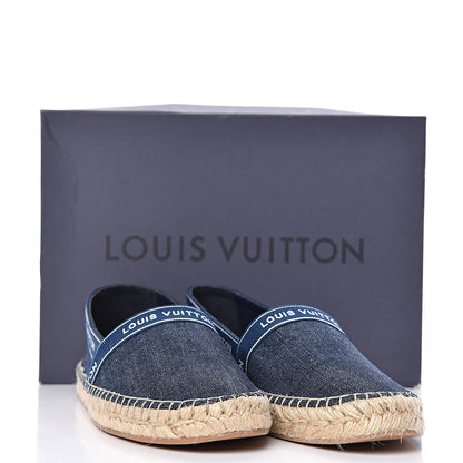 Louis Vuitton Denim Croisiere Espadrille 37.5 Marine 8 of 8