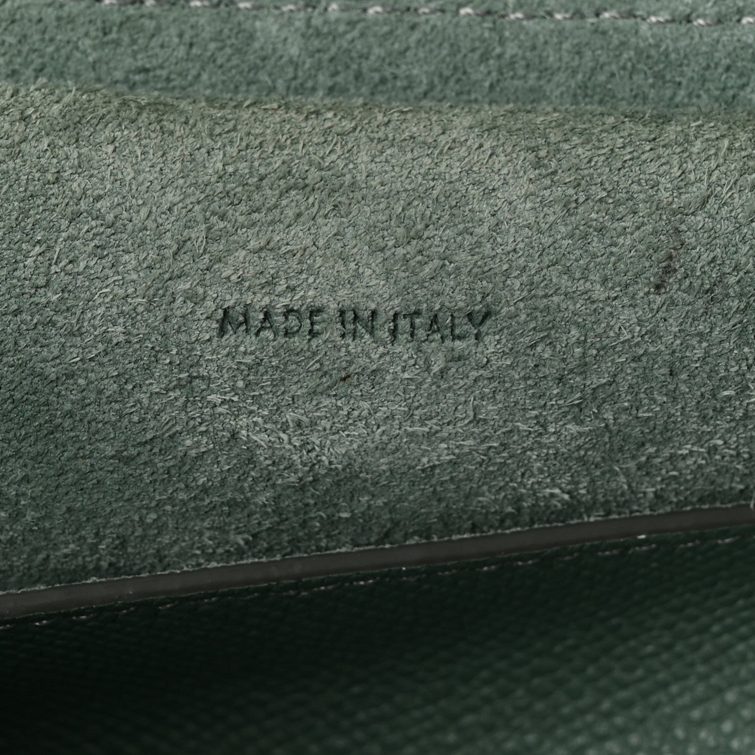 Celine Grained Calfskin Micro Belt Bag Celadon 7 of 12