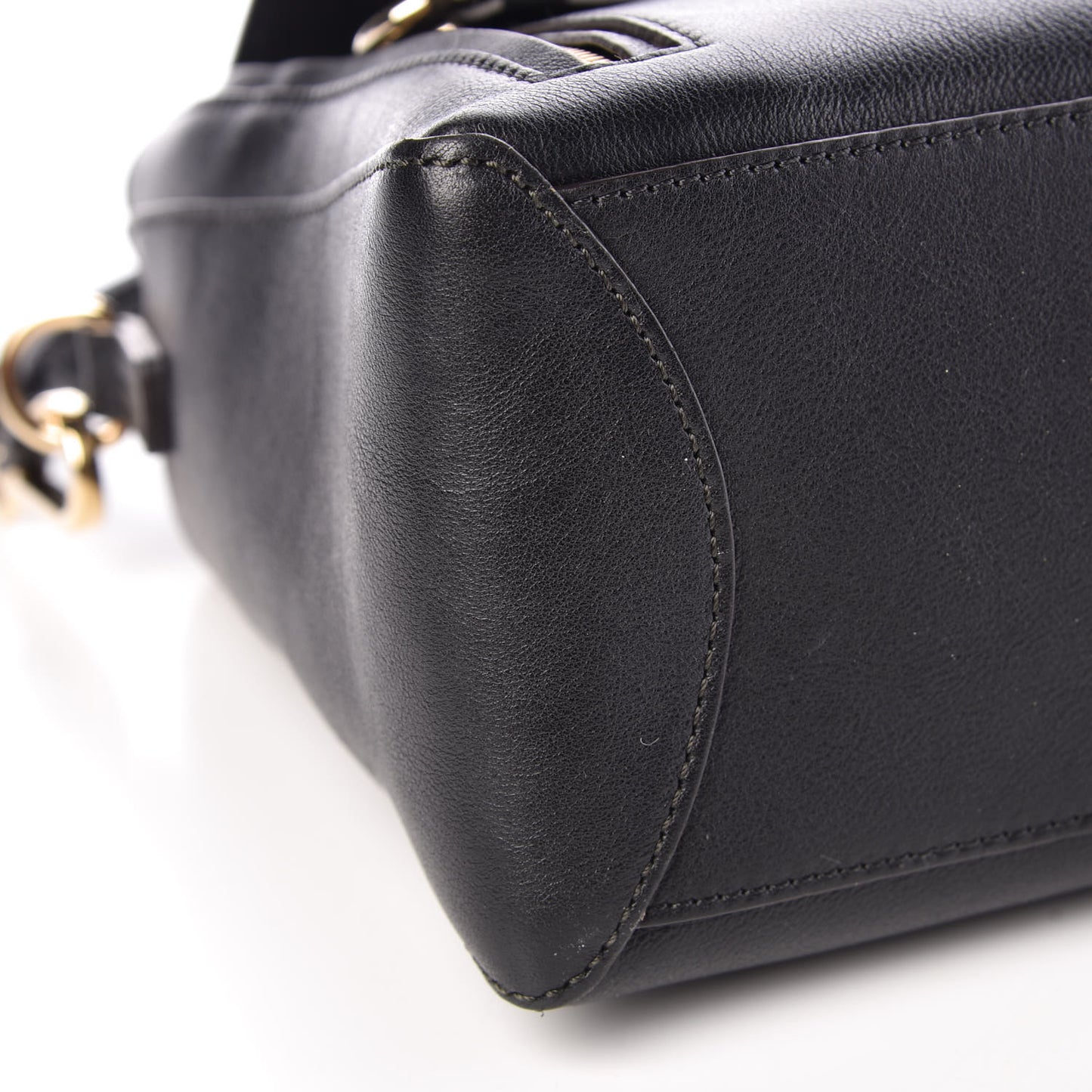 Calfskin Small Faye Day Shoulder Bag Black