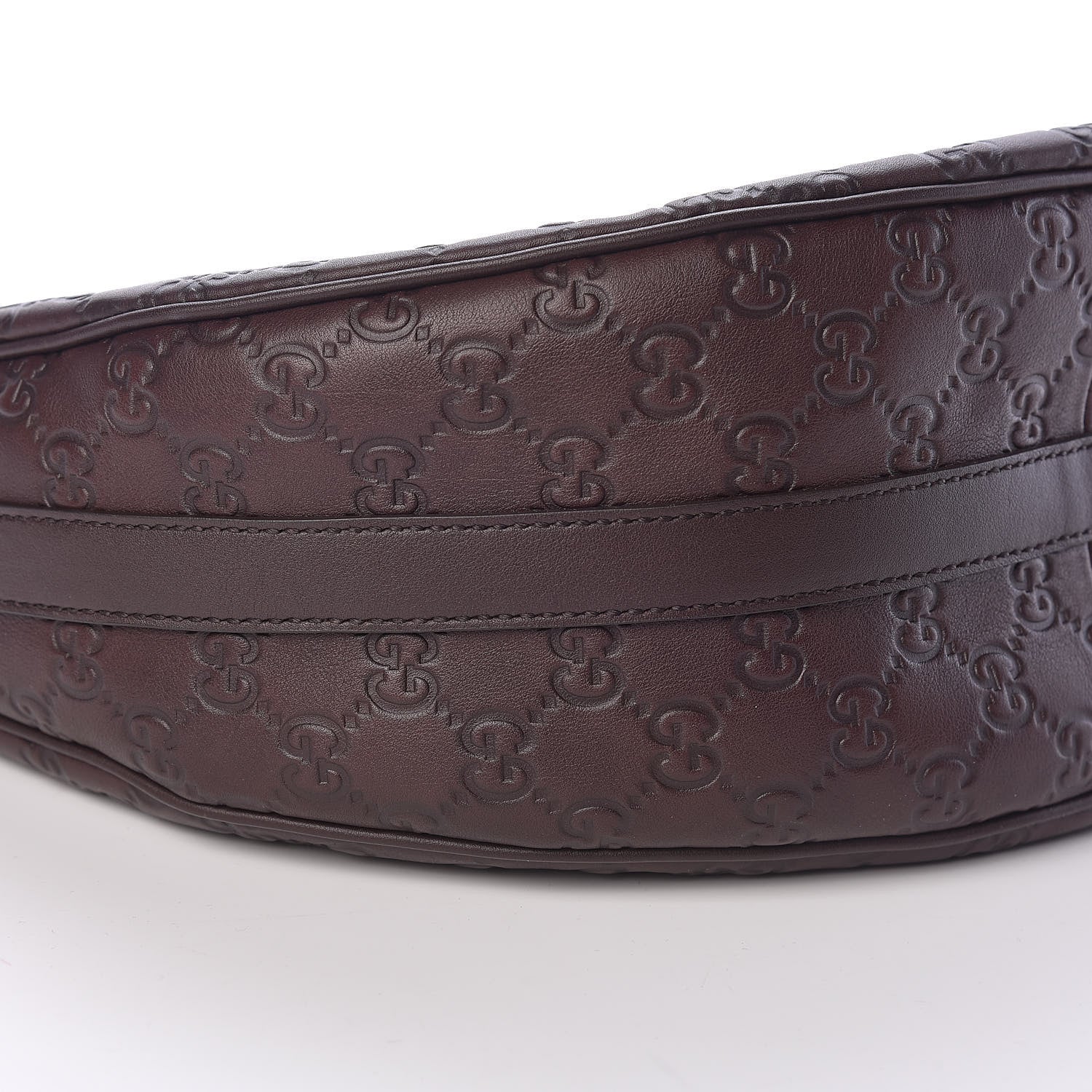 Gucci Guccissima Medium GG Twins Hobo Dark Brown 9 of 10