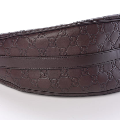 Gucci Guccissima Medium GG Twins Hobo Dark Brown 9 of 10