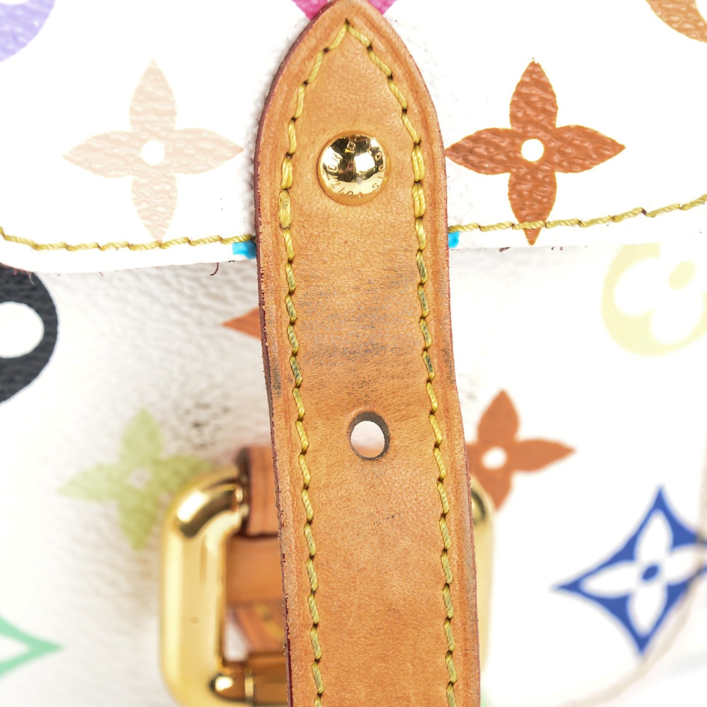 Monogram Multicolor Petit Noe White