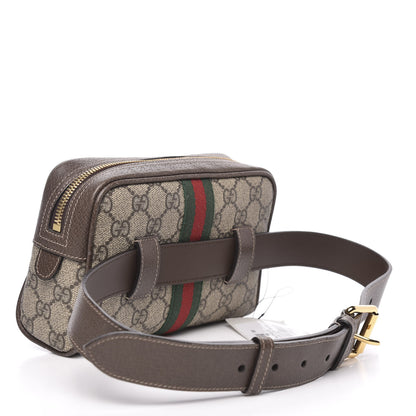Gucci GG Supreme Monogram Web Small Ophidia Belt Bag 75 30 Dark Brown 2 of 9