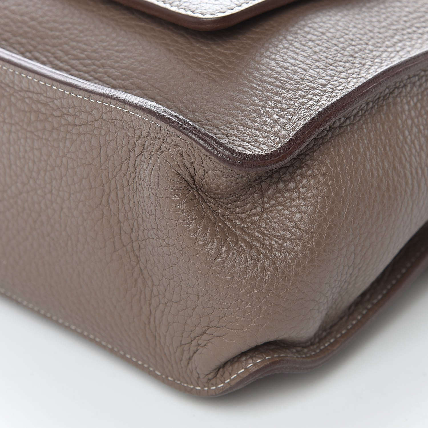 Hermes Taurillon Clemence Marwari PM Etoupe 6 of 9