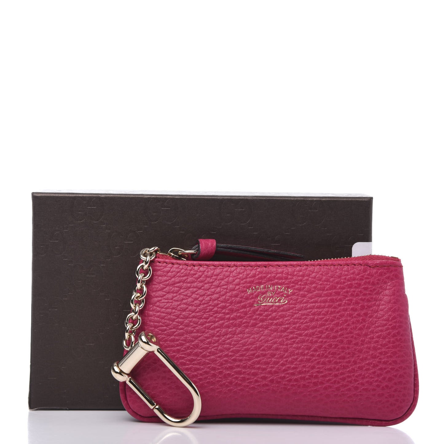 Dollar Calfskin Swing Key Case Blossom