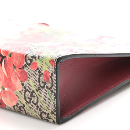 Gucci GG Supreme Monogram Blooms Large Cosmetic Case Beige Multicolor Dry Rose 10 of 10