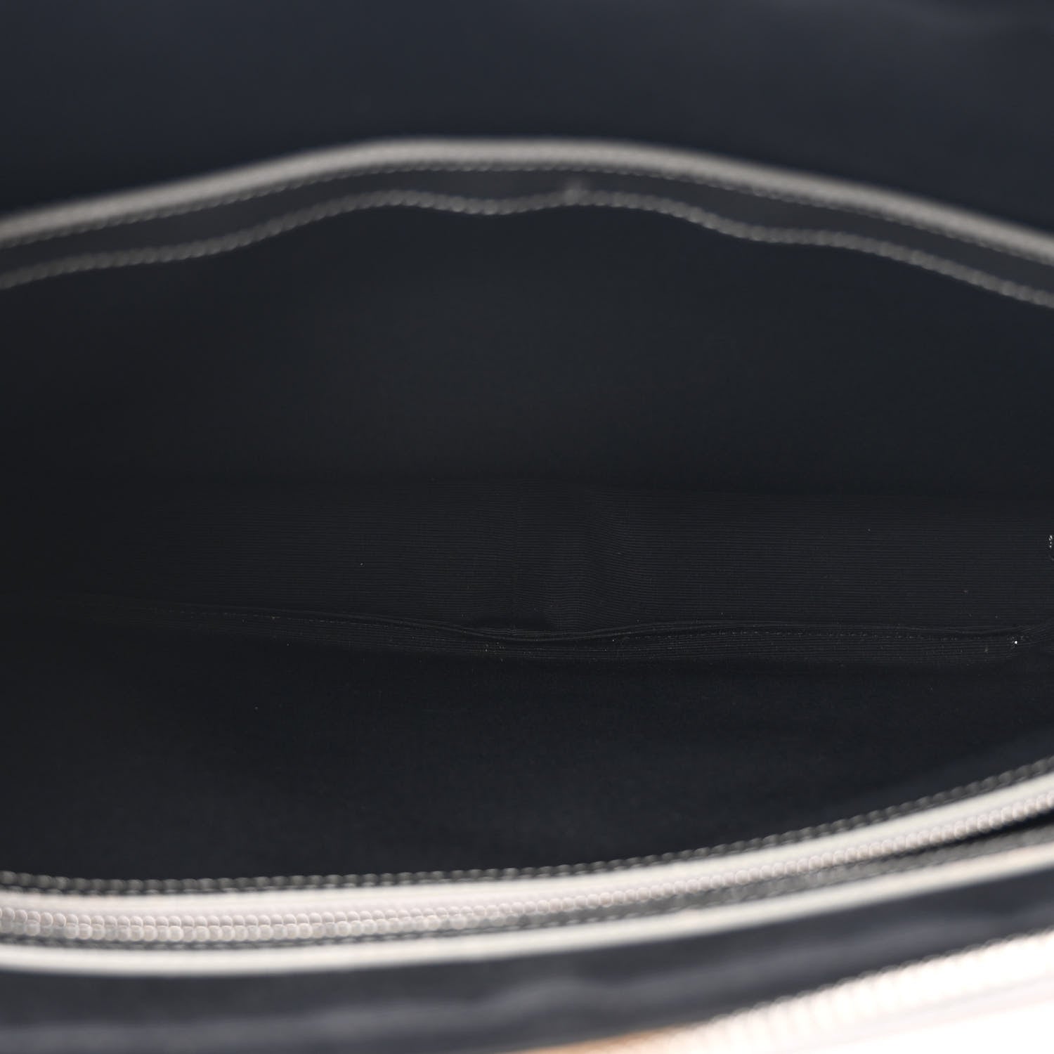 Celine Laminated Grained Calfskin Medium Briefcase Silver 5 of 13